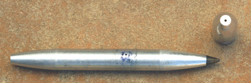 UNMARKED EARLY ALUMINUM MACHINED BALLPOINT